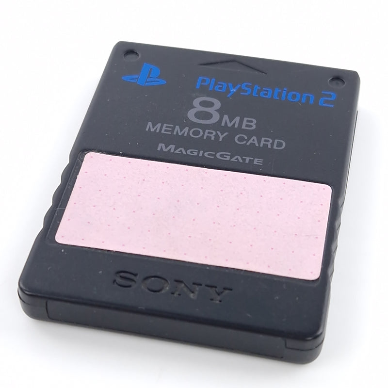 Playstation 2 Zubehör : Original 8MB Memory Card schwarz - PS2 Speicherkarte