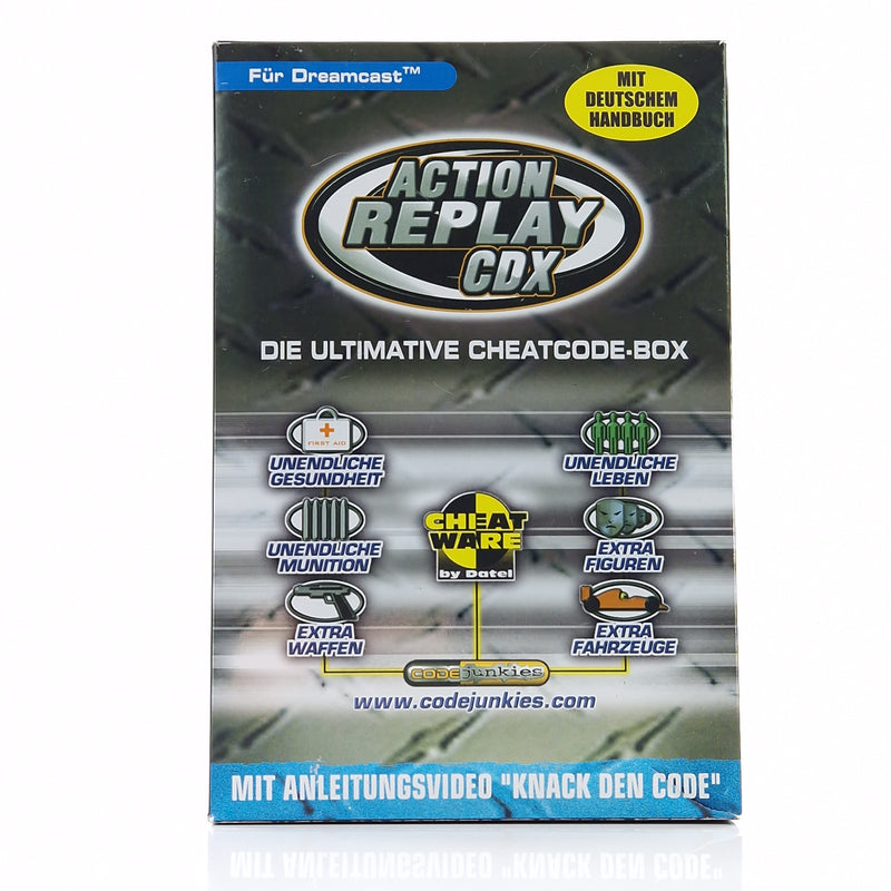 Sega Dreamcast Zubehör : Action Replay CDX Die Ultimate Cheatcode Box OVP DC