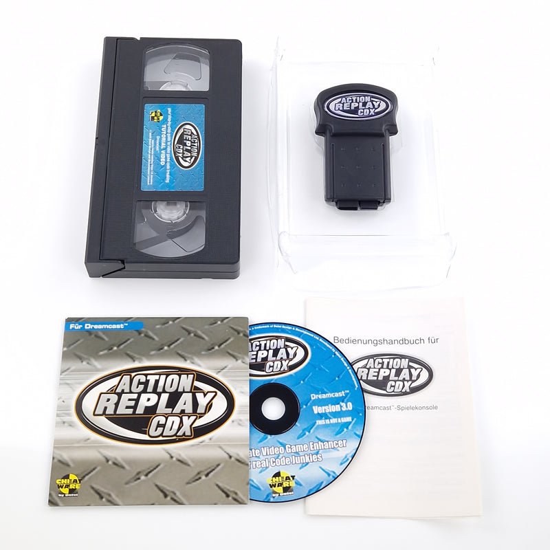 Sega Dreamcast Zubehör : Action Replay CDX Die Ultimate Cheatcode Box OVP DC