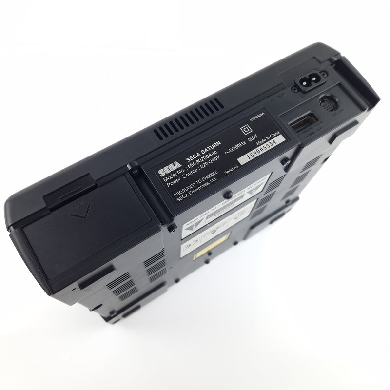 Sega Saturn Konsolen SET : Konsole, Controller, Anschlusskabel - PAL Console