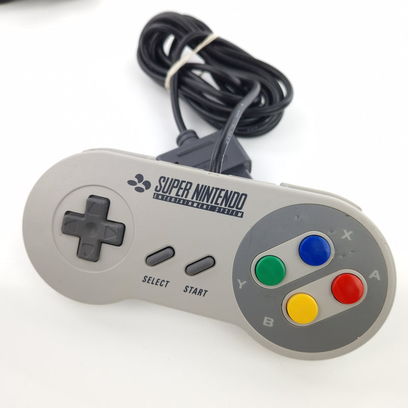 Super Nintendo Konsolen SET : Konsole, Controller, Kabel - SNES PAL Console