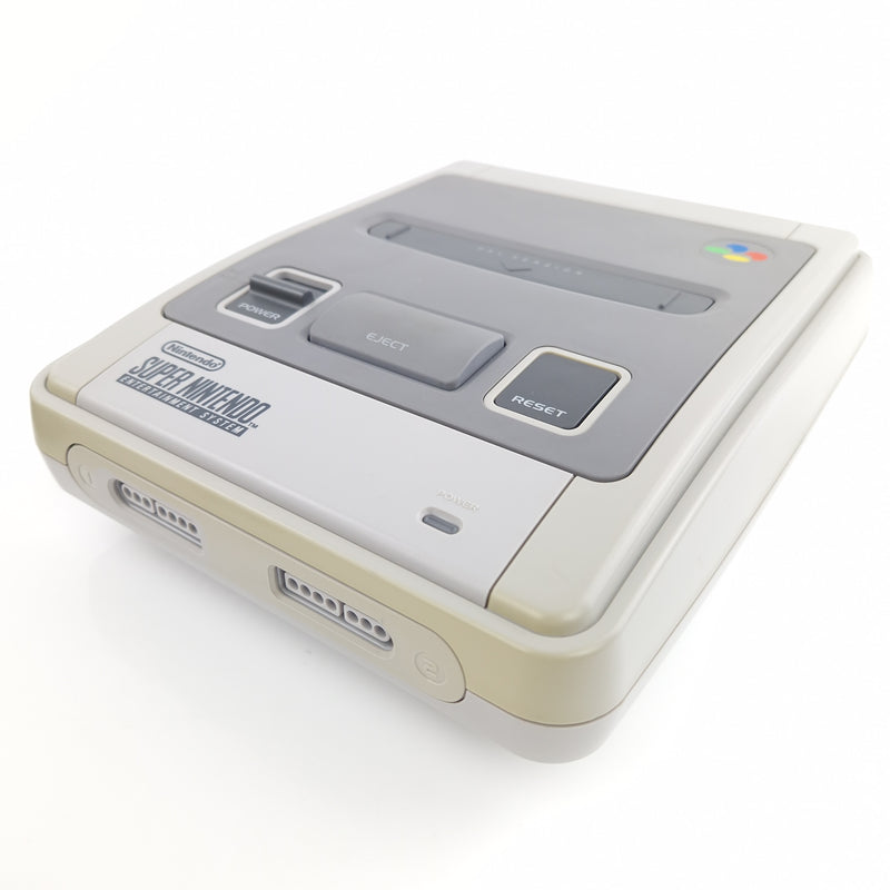 Super Nintendo Konsolen SET : Konsole, Controller, Kabel - SNES PAL Console