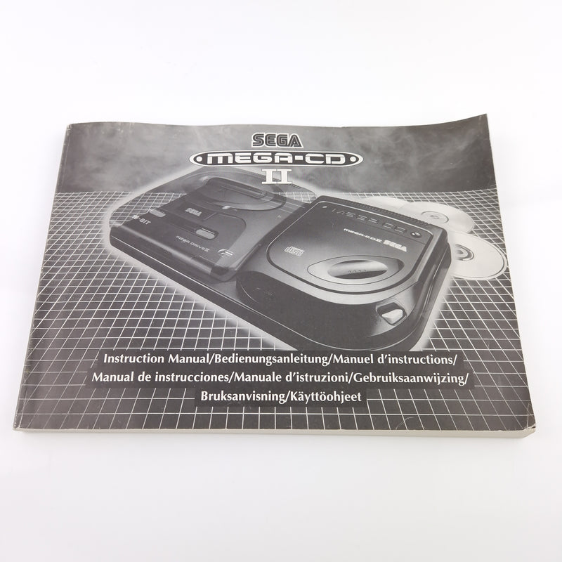 Sega Mega CD Konsole : Mega Drive II mit Mega CD Adapter, Controller, Kabel PAL