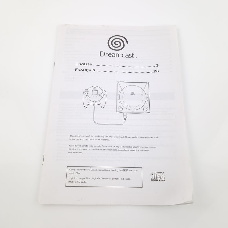 Sega Dreamcast Konsolen Bundle : Konsole, Controller, Kabel, Handbuch, DreamON