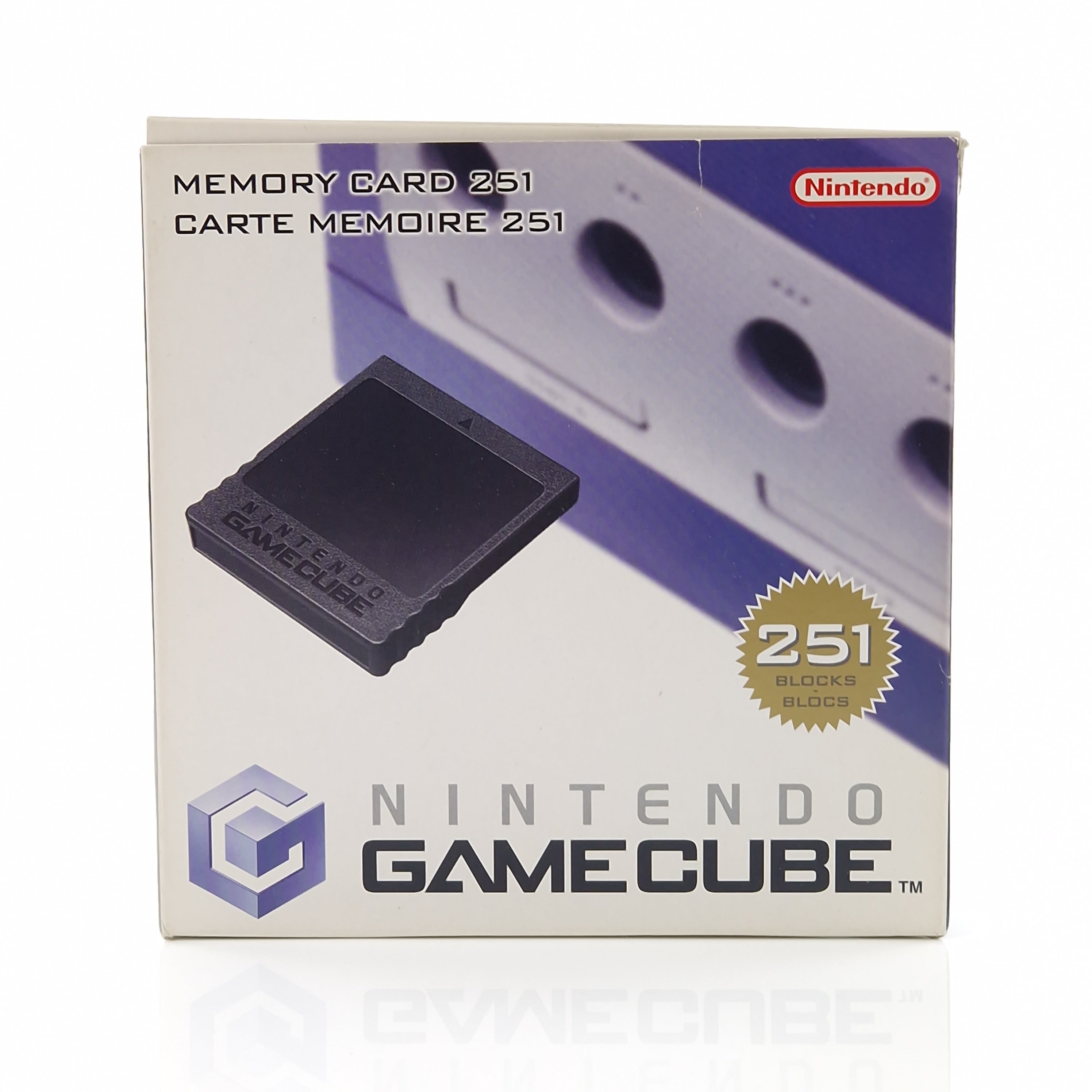Nintendo Gamecube Zubehör : Original Memory Card 251 - Speicherkarte OVP