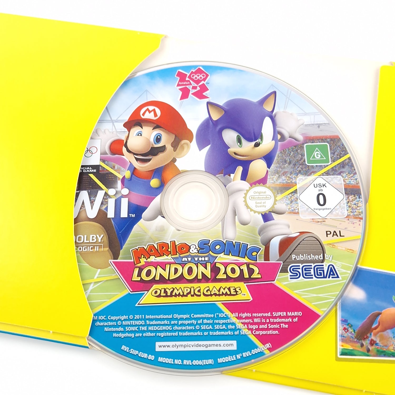 Nintendo Wii Spiel : Mario & Sonic at the London 2012 Olympic Games - PAL