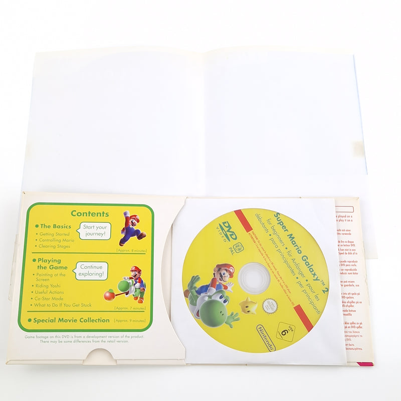 Nintendo Wii Spiel : Super Mario Galaxy 2 - CD Anleitung Cover ohne OVP / Hülle