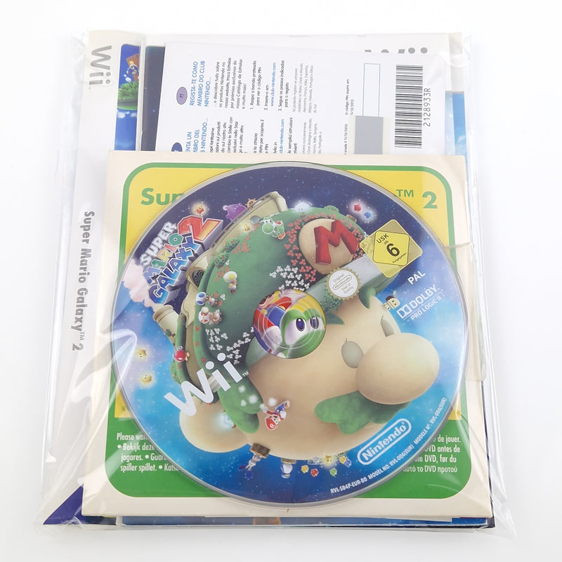 Nintendo Wii Spiel : Super Mario Galaxy 2 - CD Anleitung Cover ohne OVP / Hülle