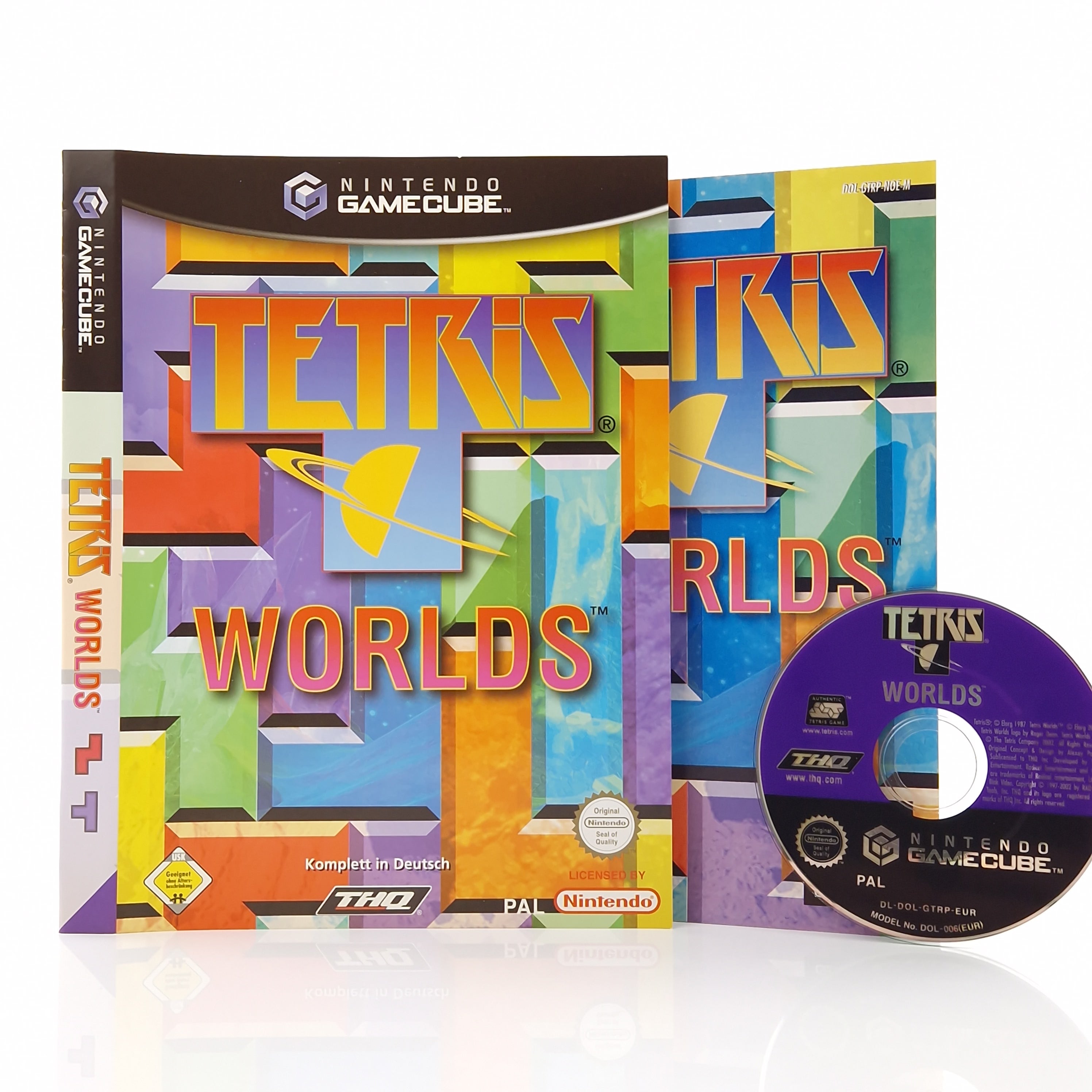 Nintendo Gamecube Spiel : Tetris Worlds - CD + Cover & Anleitung ohne Hülle OVP
