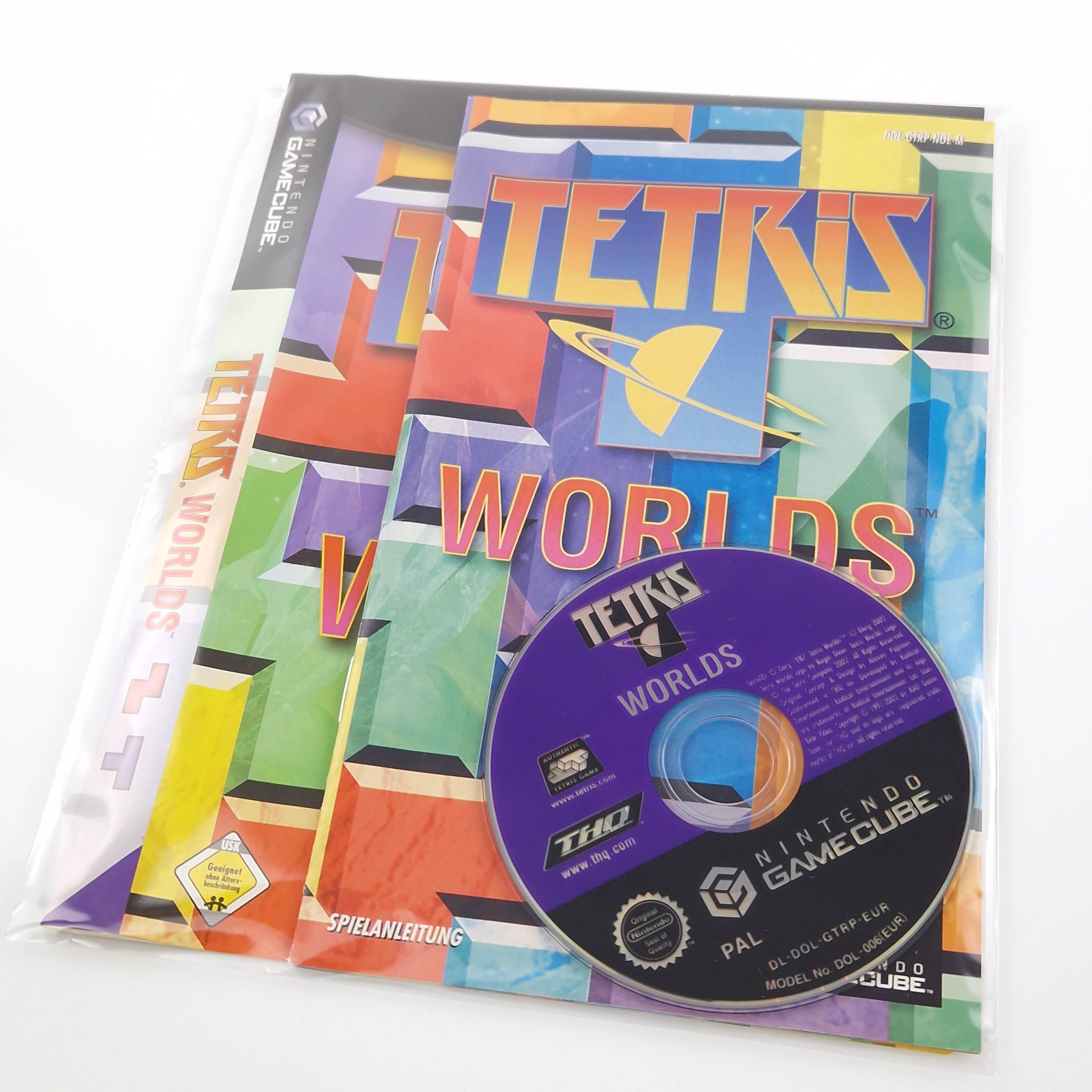 Nintendo Gamecube Spiel : Tetris Worlds - CD + Cover & Anleitung ohne Hülle OVP