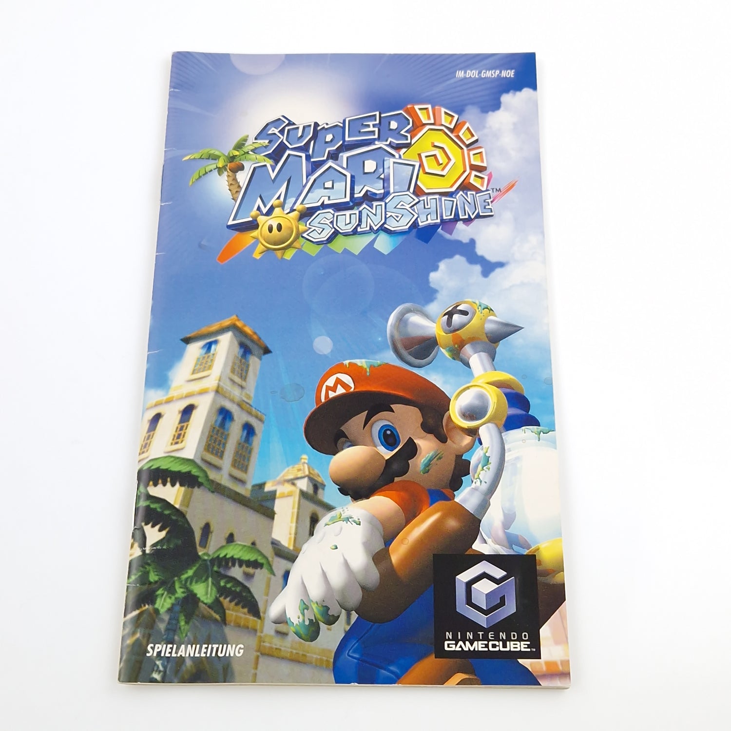 Nintendo Gamecube Spiel : Super Mario Sunshine - CD Anleitung Cover / ohne Hülle