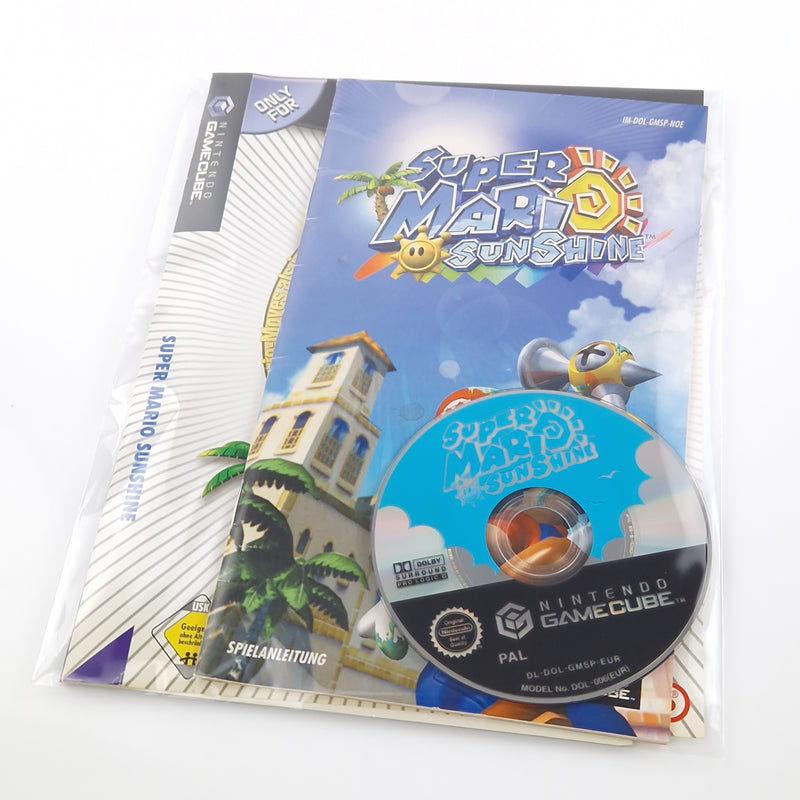 Nintendo Gamecube Spiel : Super Mario Sunshine - CD Anleitung Cover / ohne Hülle