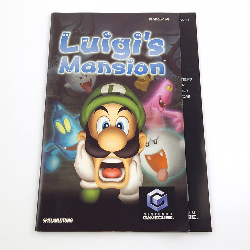 Nintendo Gamecube Spiel : Luigis Mansion - CD Anleitung Cover / ohne Hülle