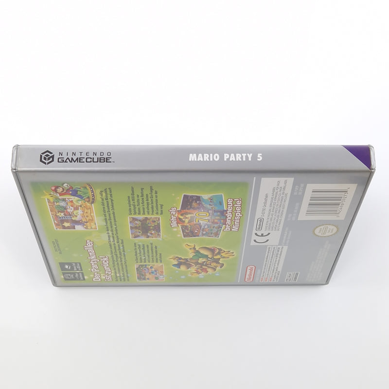 Nintendo Gamecube Spiel : Mario Party 5 - CD Anleitung OVP Platinum  / PAL GC