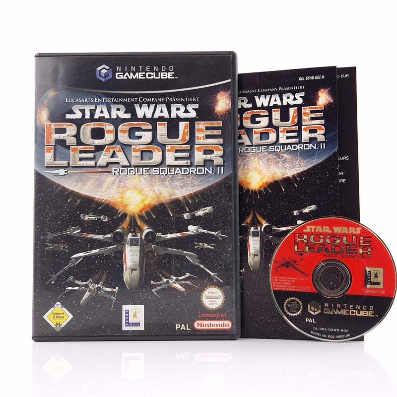 Nintendo Gamecube Spiel : Star Wars Rogue Leader - CD Anleitung OVP  / PAL GC