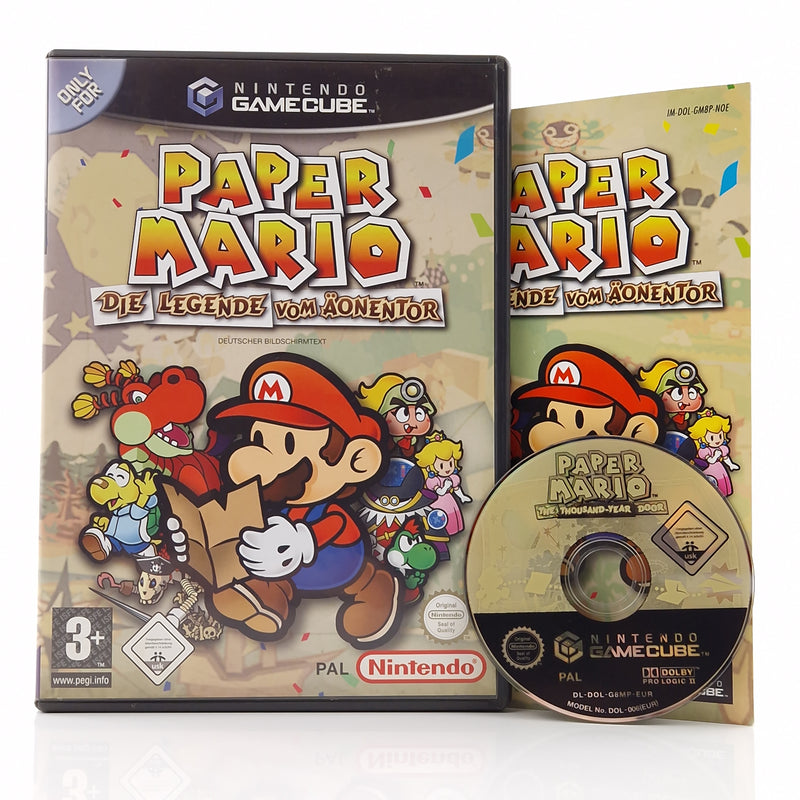 Nintendo Gamecube Spiel : Paper Mario die Legende vom Äonentor - PAL GC