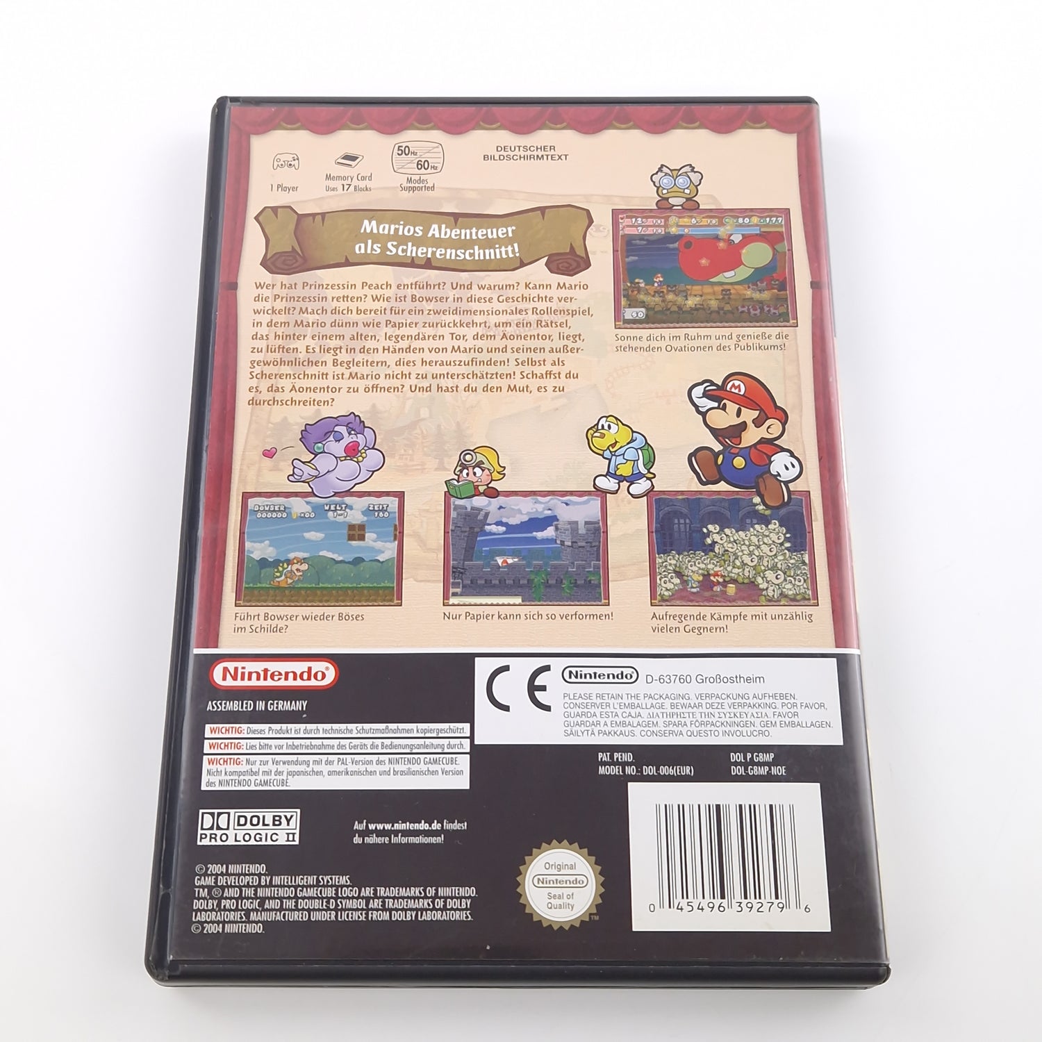 Nintendo Gamecube Spiel : Paper Mario die Legende vom Äonentor - PAL GC