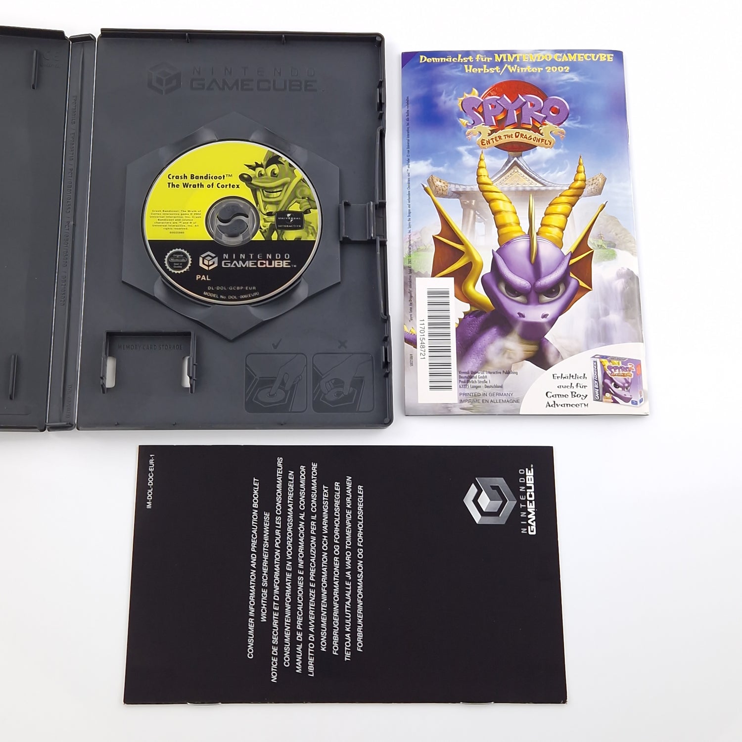 Nintendo Gamecube Spiel : Crash Bandicoot Der Zorn des Cortex - PAL GC