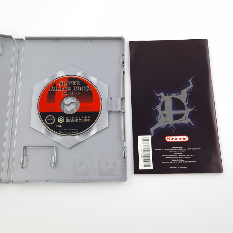 Nintendo Gamecube Spiel : Super Smash Bros. Melee - CD Disk Anleitung OVP / PAL