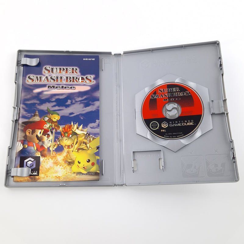 Nintendo Gamecube Spiel : Super Smash Bros. Melee - CD Disk Anleitung OVP / PAL