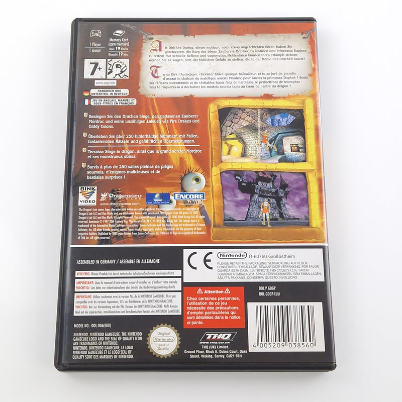 Nintendo Gamecube Spiel : Dragons Lair 3D Special Edition - CD Anleitung OVP