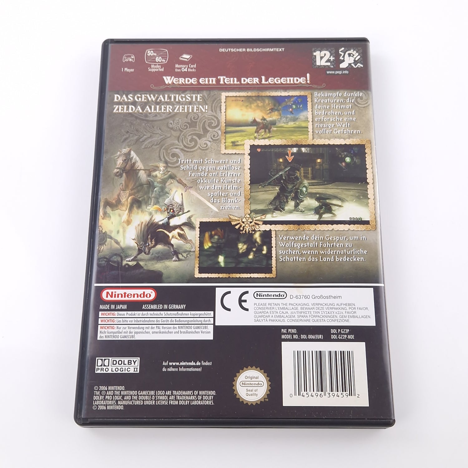Nintendo Gamecube Spiel : The Legend of Zelda Twilight Princess - CD Anl OVP