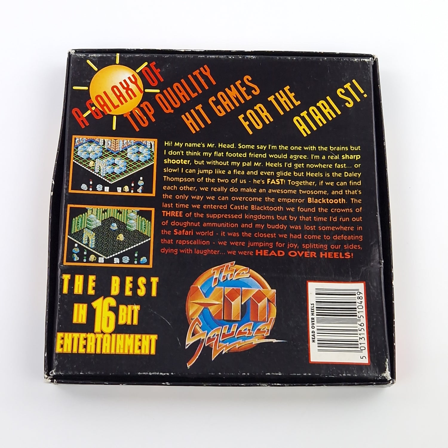 Atari ST STE Spiel : Head over Hells - Diskette Anleitung OVP / Commodore Amiga