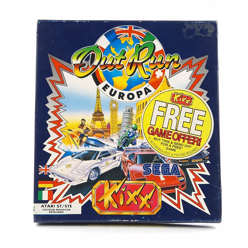 Atari ST STE Spiel : Out Run Europa - Diskette Anleitung OVP / Commodore Amiga