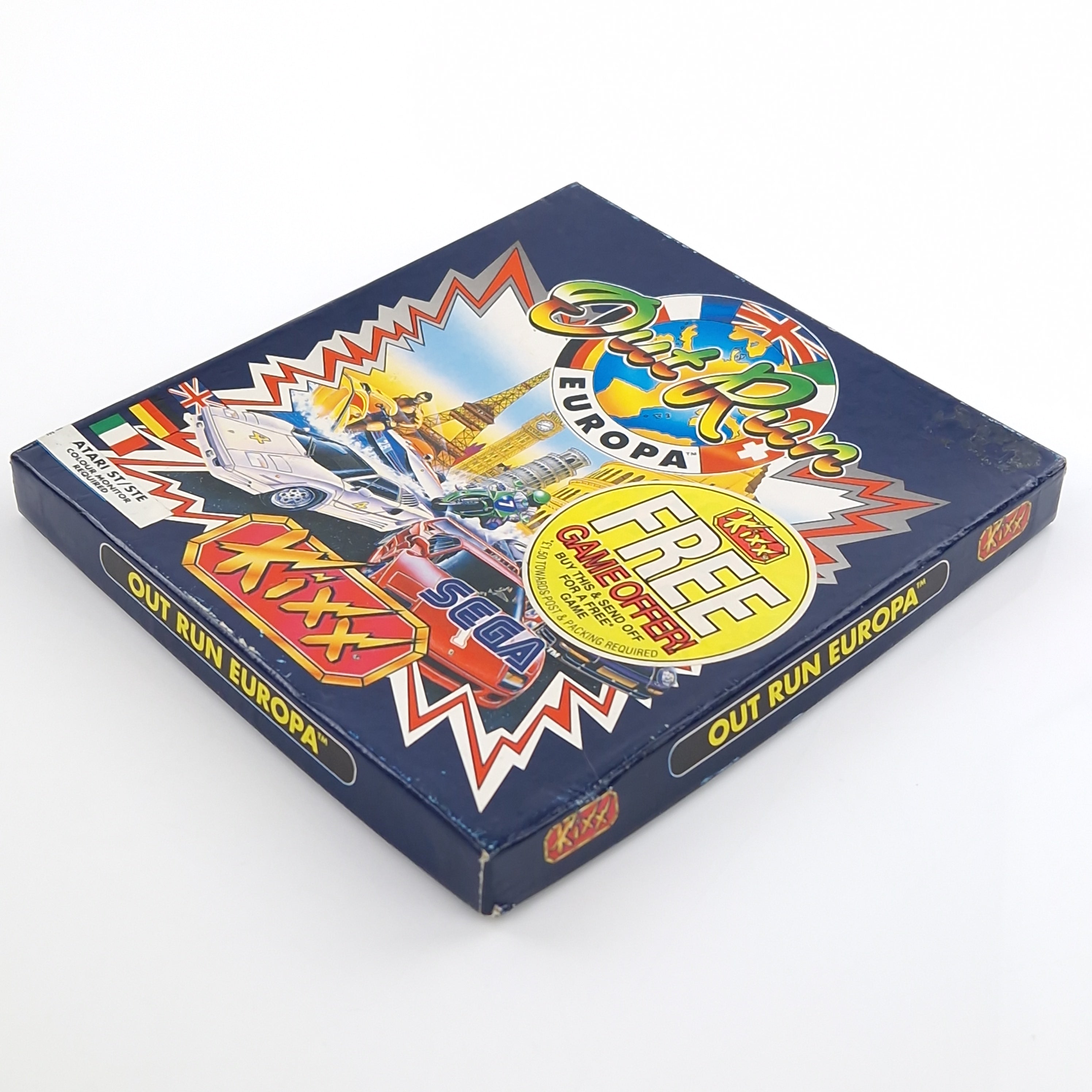 Atari ST STE Spiel : Out Run Europa - Diskette Anleitung OVP / Commodore Amiga