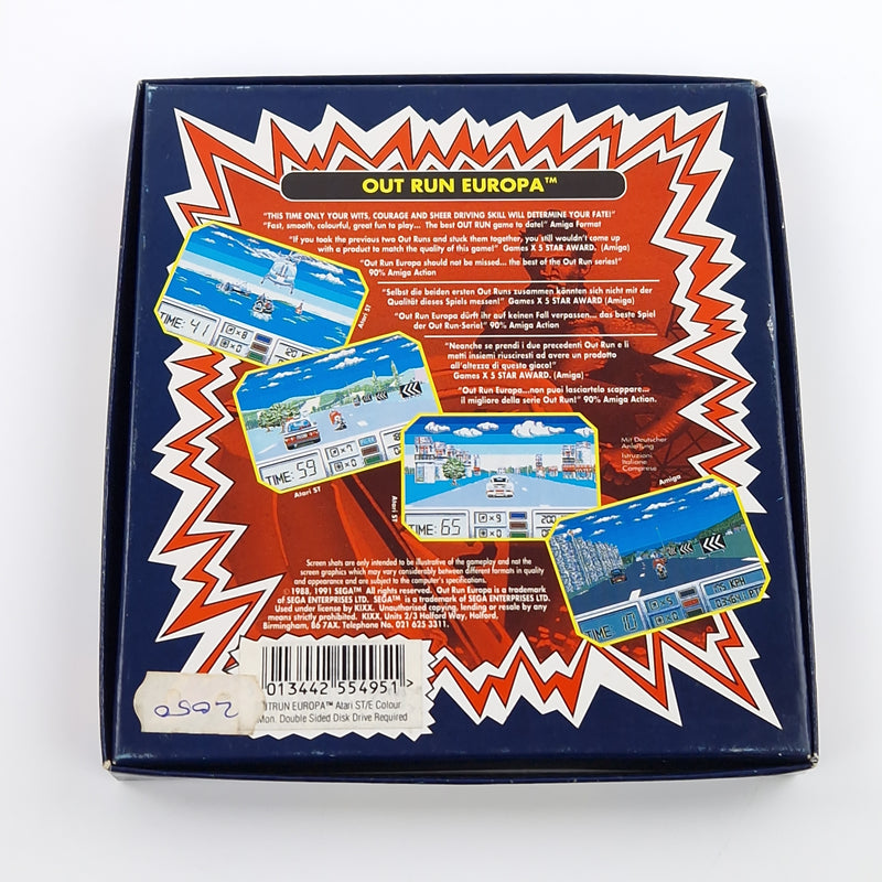 Atari ST STE Spiel : Out Run Europa - Diskette Anleitung OVP / Commodore Amiga