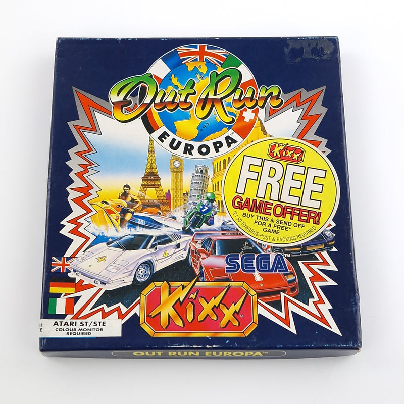 Atari ST STE Spiel : Out Run Europa - Diskette Anleitung OVP / Commodore Amiga