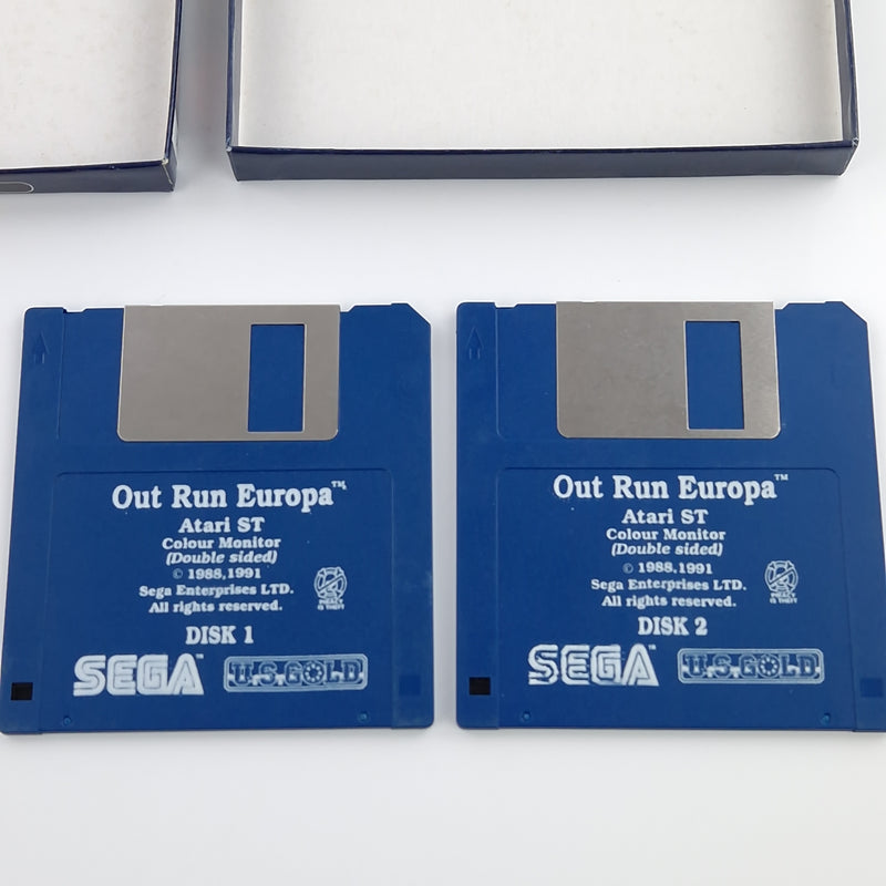 Atari ST STE Spiel : Out Run Europa - Diskette Anleitung OVP / Commodore Amiga