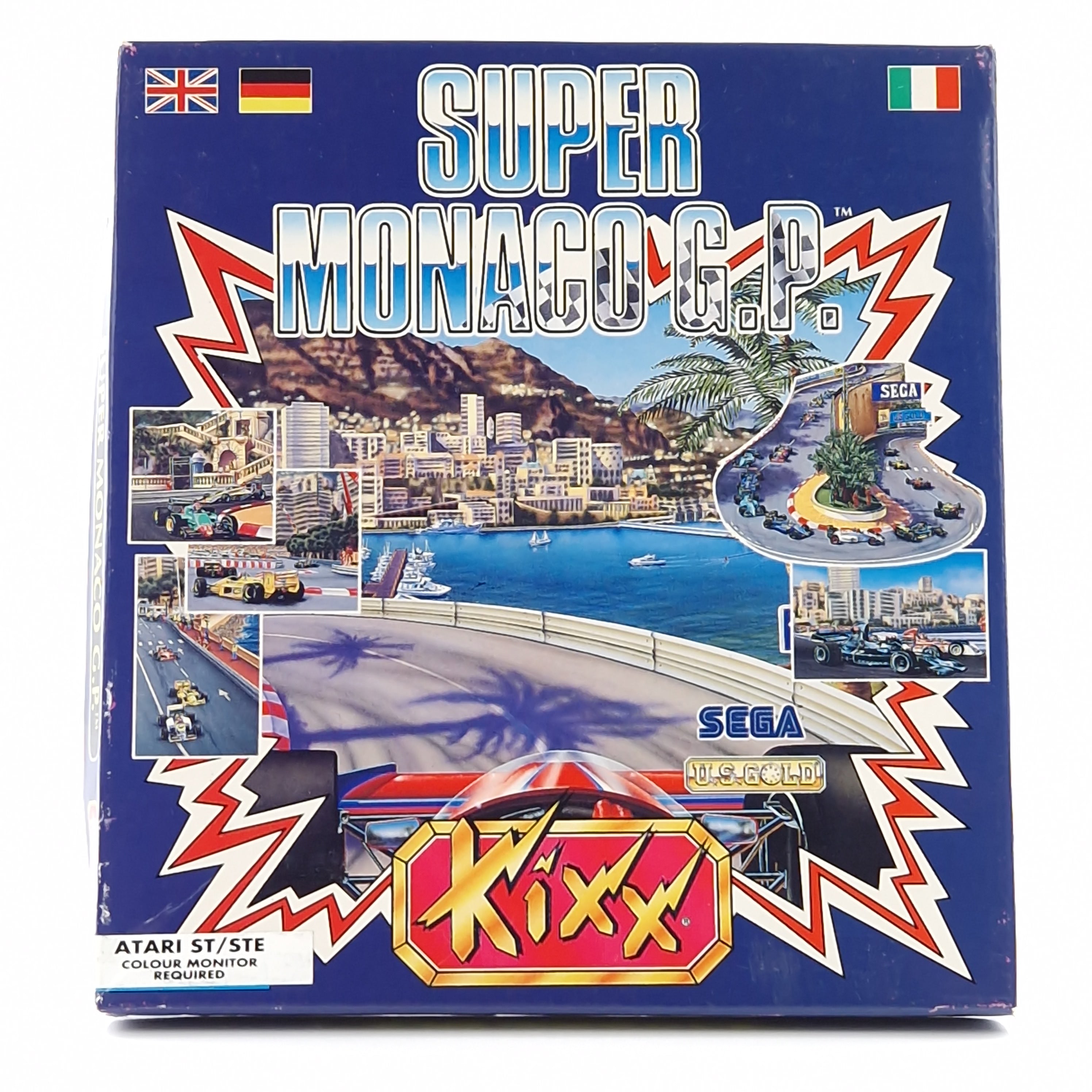 Atari ST STE Spiel : Super Monaco GP - Diskette Anleitung OVP KIXX / Commodore