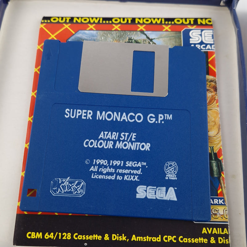 Atari ST STE Spiel : Super Monaco GP - Diskette Anleitung OVP KIXX / Commodore