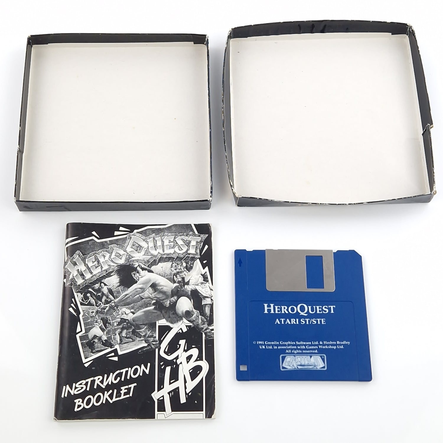 Atari ST STE Spiel : Hero Quest - Diskette OVP Anleitung - Commodore AMiga