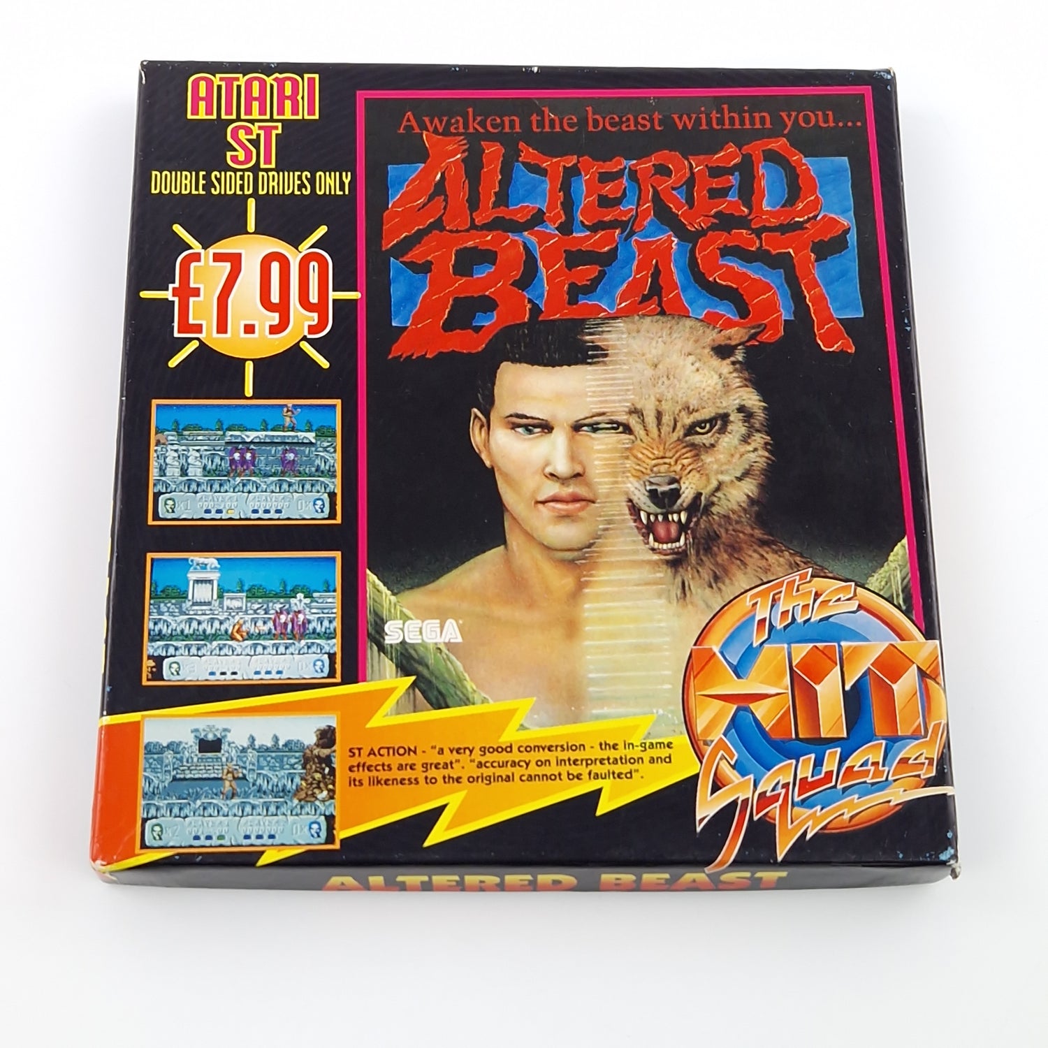 Atari ST STE Spiel : Altered Beast The Hit Squad - Diskette OVP Anleitung