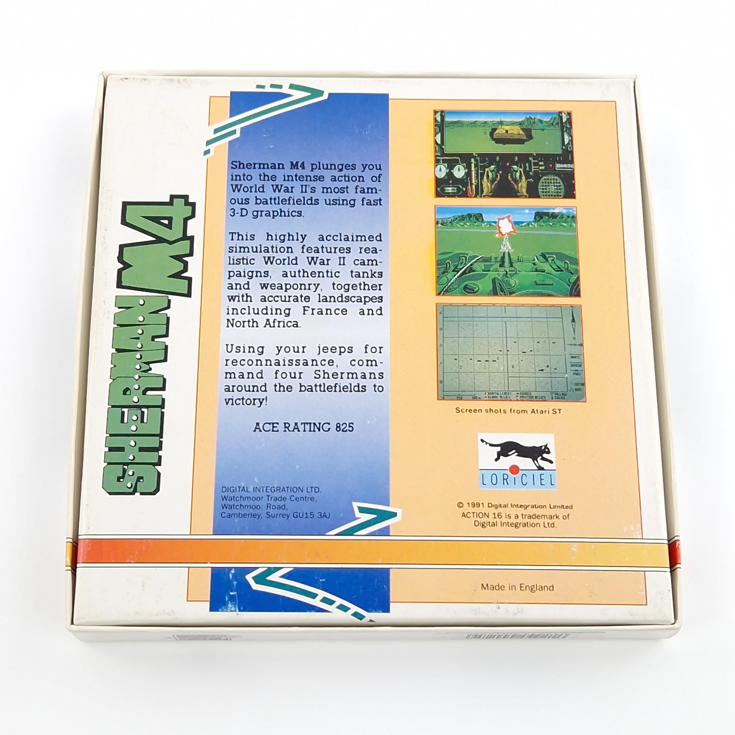 Atari ST STE Spiel : Sherman M4 - Diskette OVP Anleitung