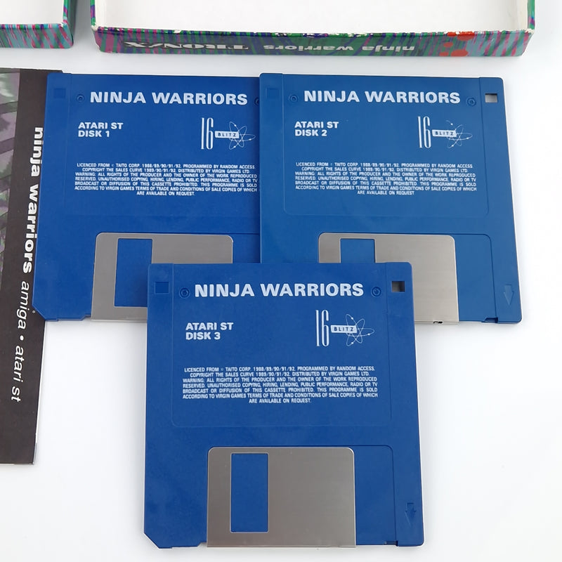 Atari ST STE Spiel : Ninja Warriors - Diskette OVP Anleitung - Commodore Amiga