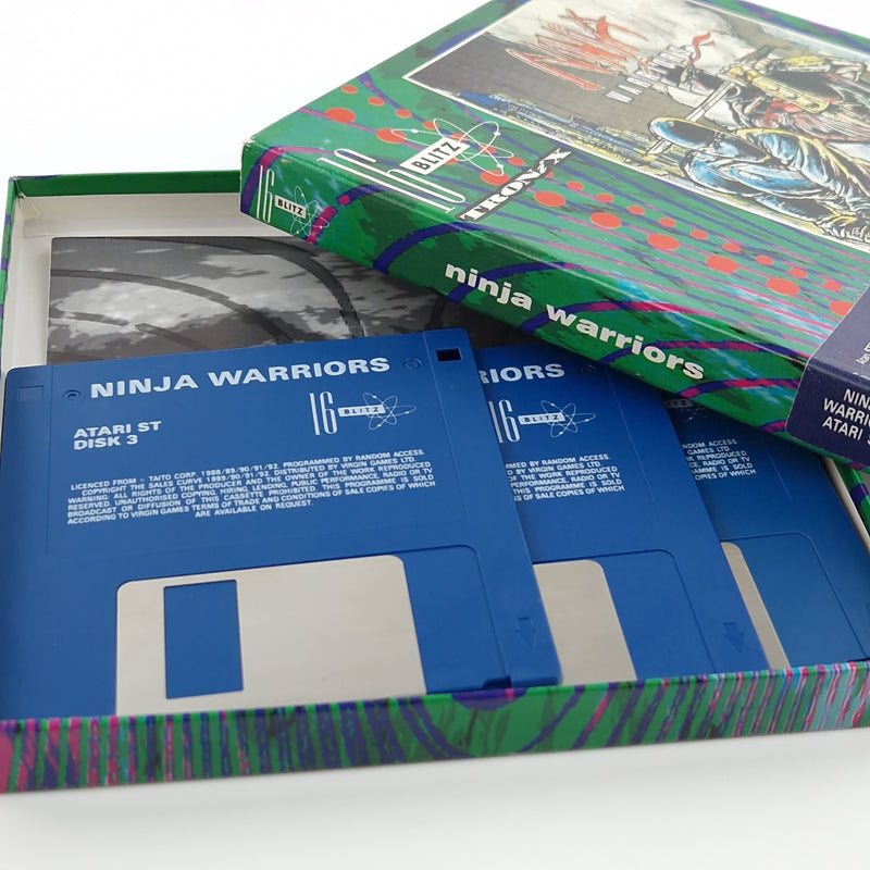 Atari ST STE Spiel : Ninja Warriors - Diskette OVP Anleitung - Commodore Amiga