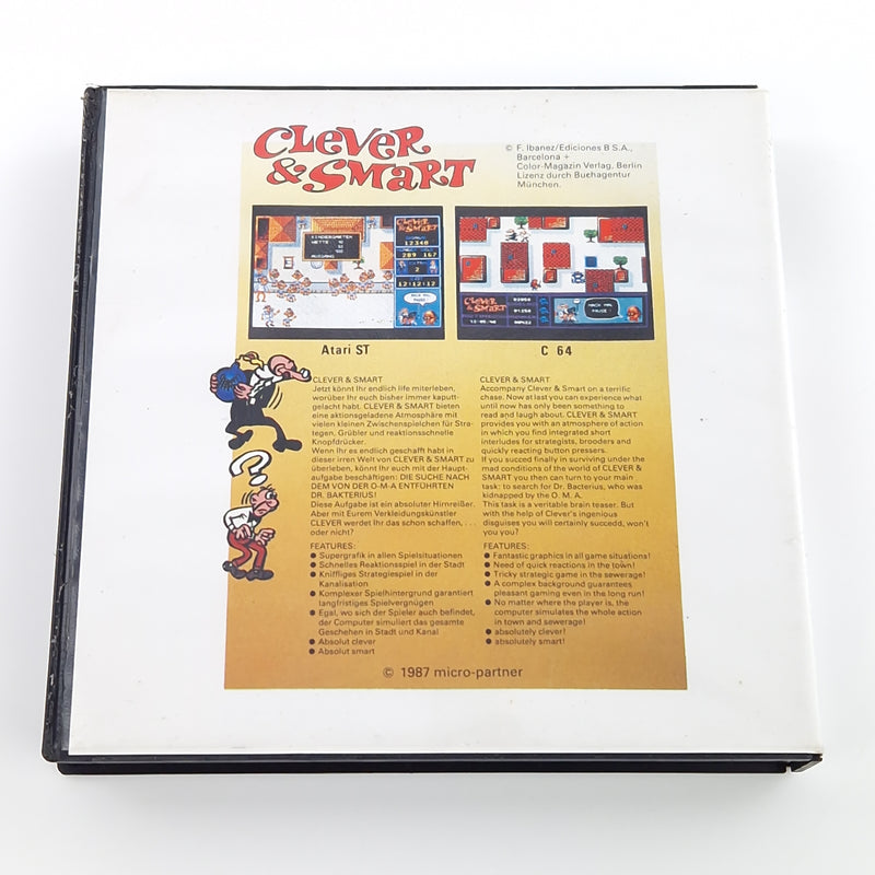 Atari ST STE Spiel : Clever & Smart - Diskette OVP Anleitung - Commodore Amiga