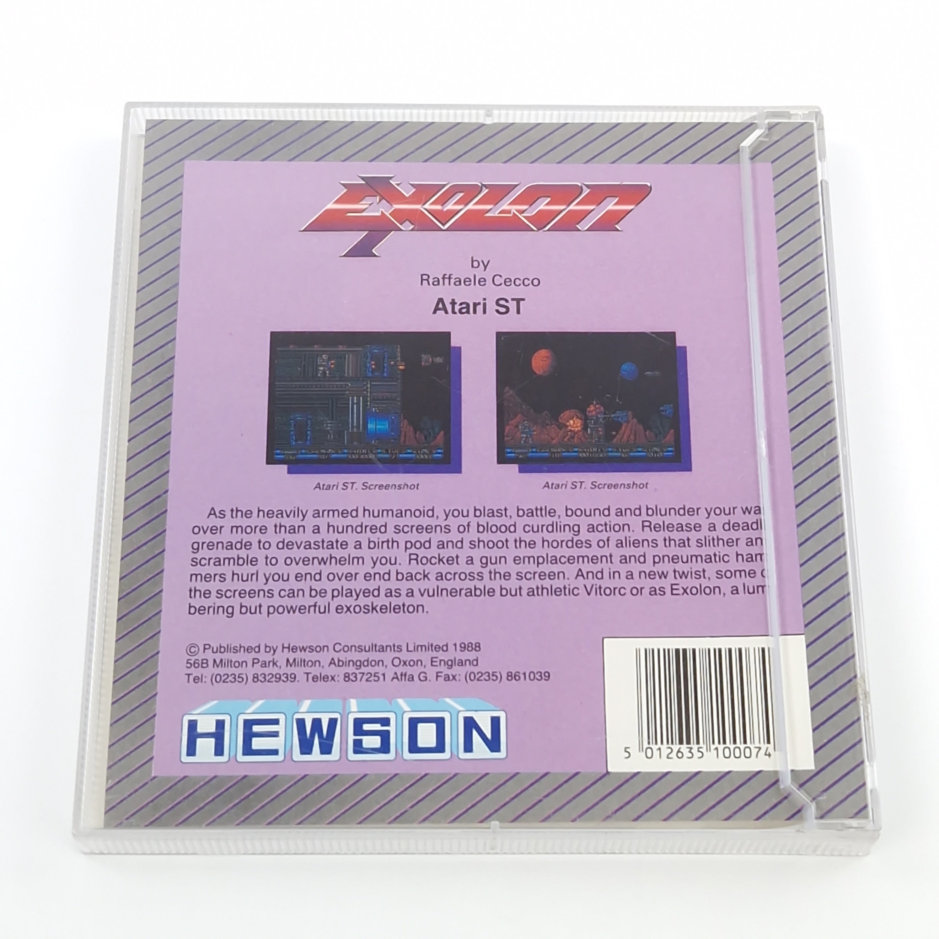 Atari ST STE Spiel : Exolon - Diskette OVP Anleitung - Commodore Amiga