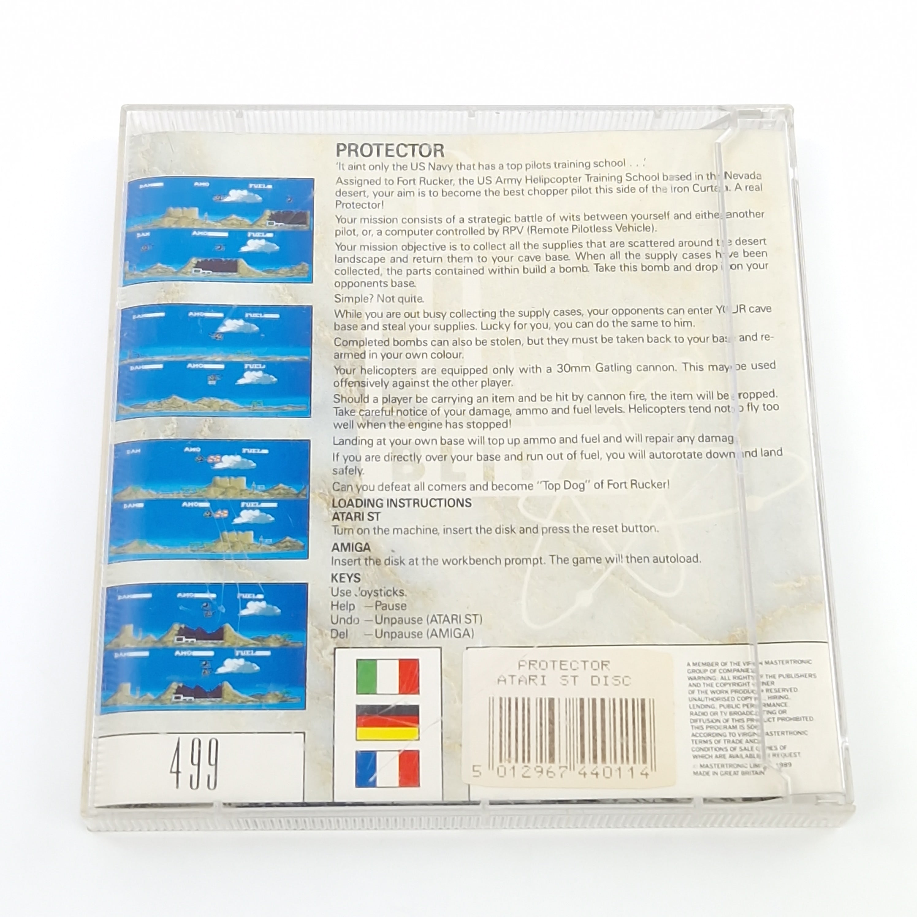 Atari ST STE Spiel : Protector - Diskette OVP ohne Anleitung - Commodore Amiga