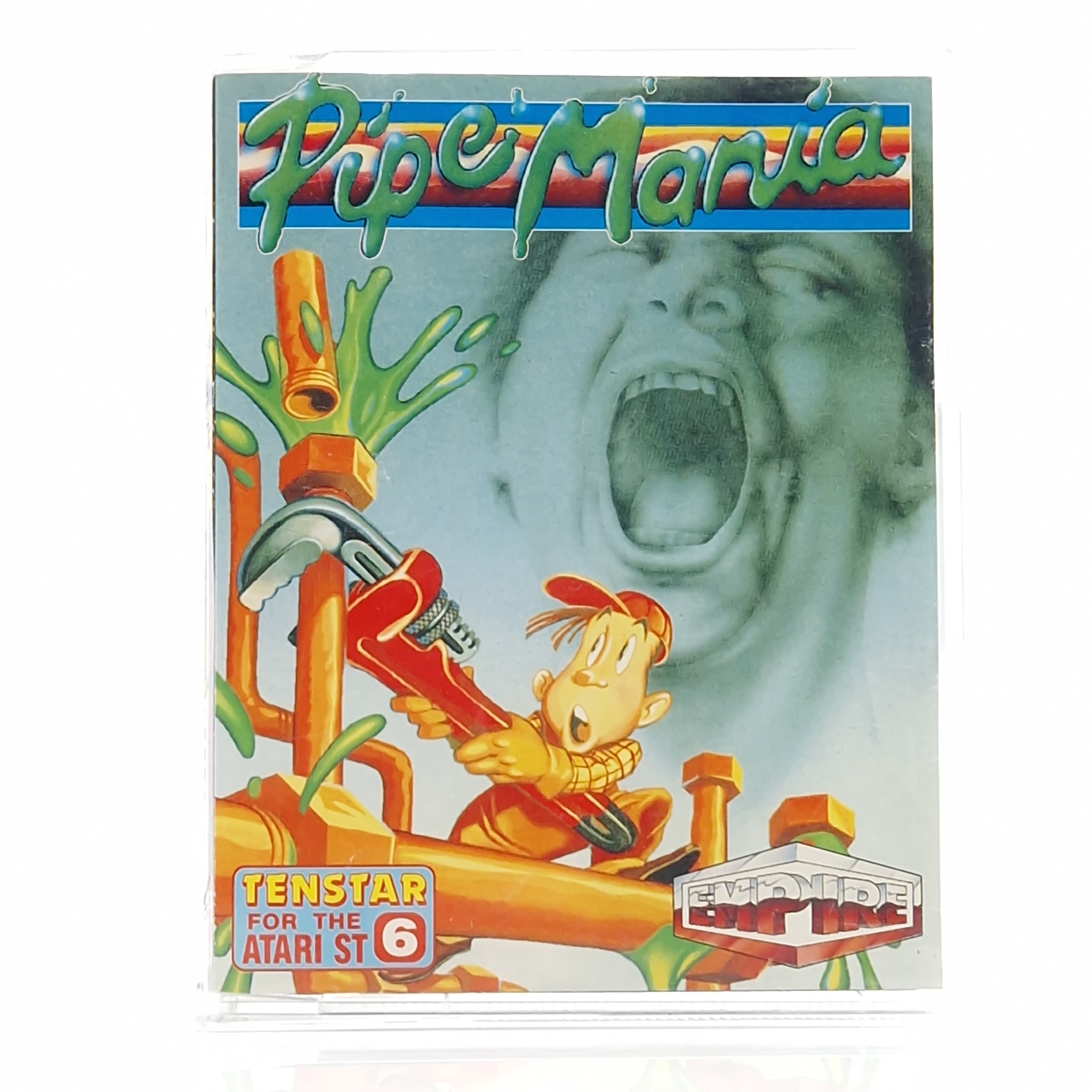 Atari ST STE Spiel : Pipe Mania - Diskette Jewel Case OVP Anleitung / Tenstar
