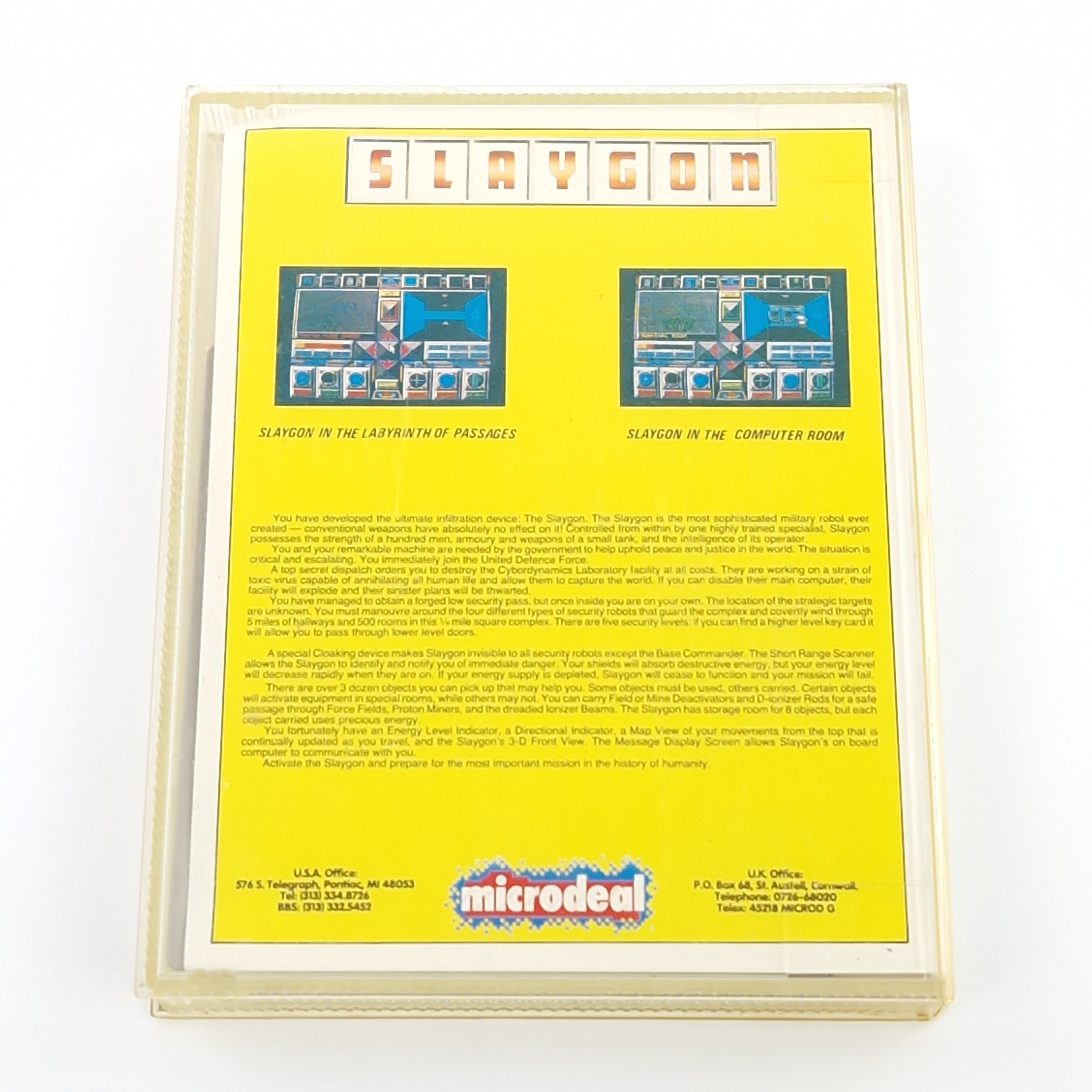 Atari ST STE Spiel : Slaygon - Diskette Jewel Case OVP Anleitung