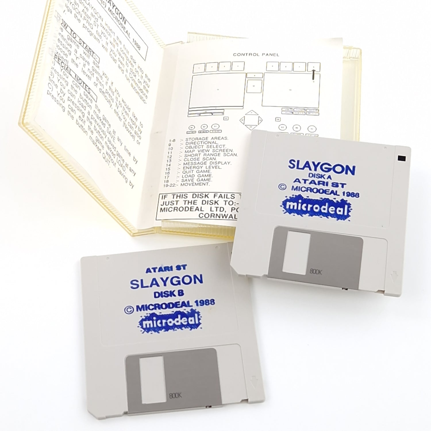 Atari ST STE Spiel : Slaygon - Diskette Jewel Case OVP Anleitung