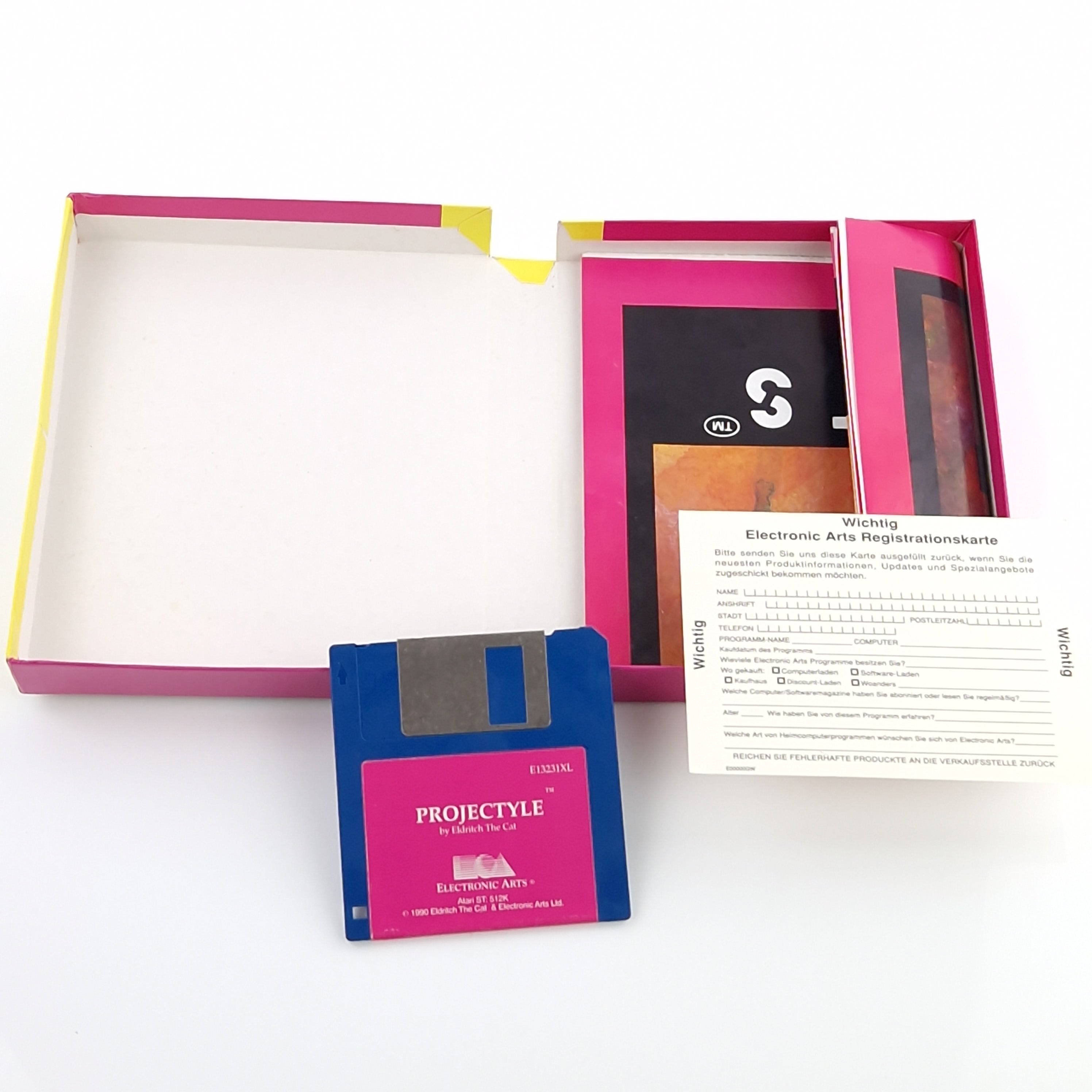 Atari ST STE Spiel : Projectyle - Diskette Anleitung OVP Big Box