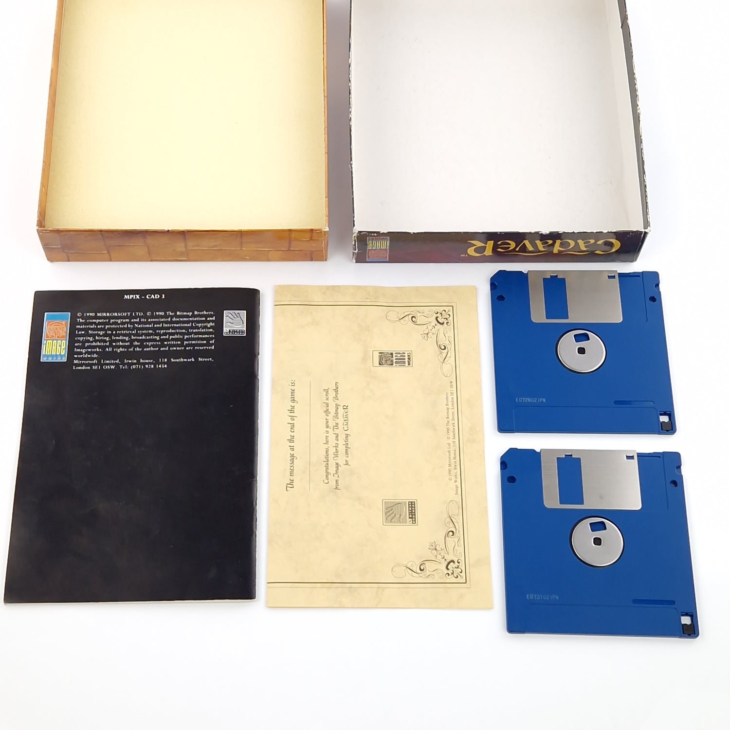 Atari ST STE Spiel : Cadaver - Diskette Anleitung OVP Big Box