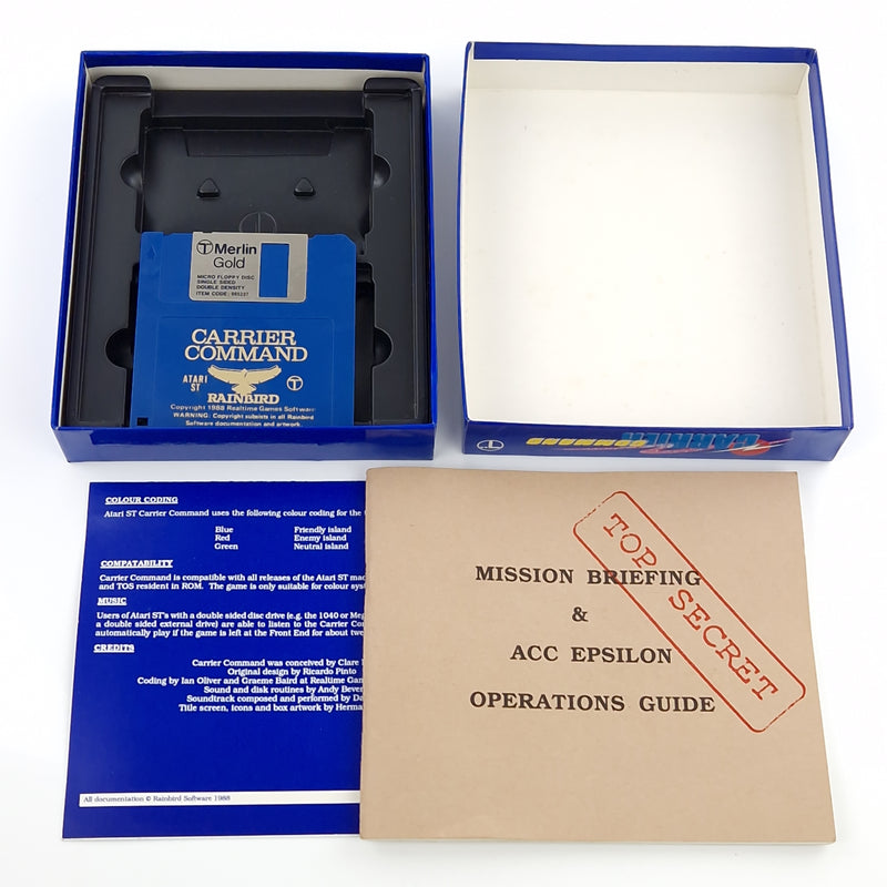 Atari ST STE Spiel : Carrier Command - Diskette Anleitung OVP Big Box
