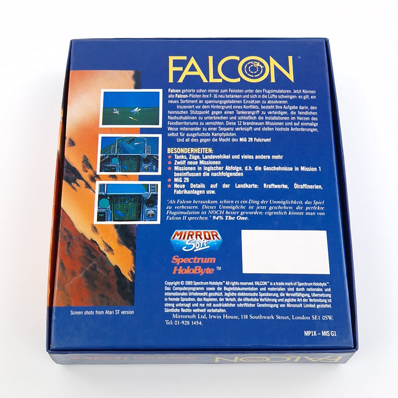 Atari ST STE Spiel : Falcon The Mission Disks Vol. 1 - Diskette Anleitung OVP