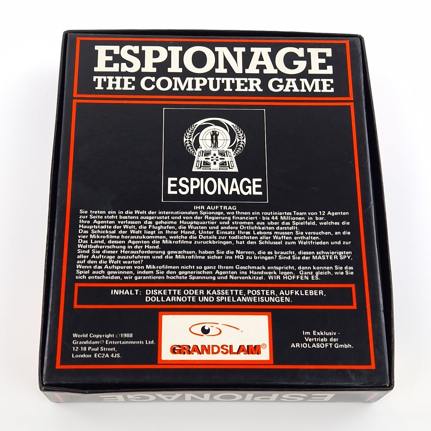 Atari ST STE Spiel : Espionage The Computer Game - Diskette OVP ohne Anleitung
